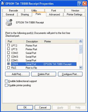 serial printer distribution boxer s|How to connect an Epson Serial Printer .